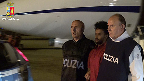 © APA/AFP/Polizia di Stato Verhaftung von Medhanie Yehdego Mered