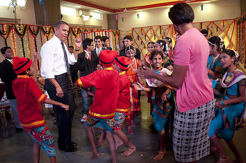 © APA/AFP/Jim Watson Barack Obama in Indien