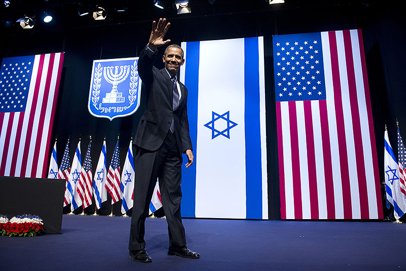 © APA/AFP/Saul Loeb Barack Obama in Israel