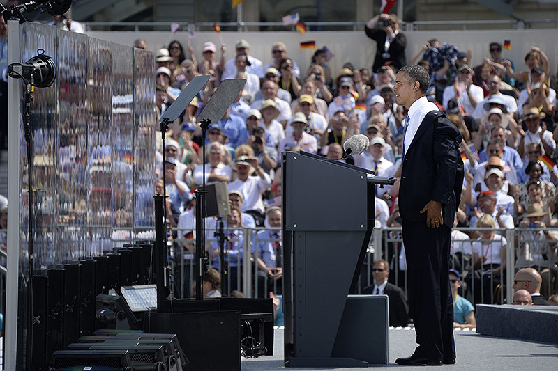 © APA/AFP/Johannes Eisele Barack Obama in Deutschland