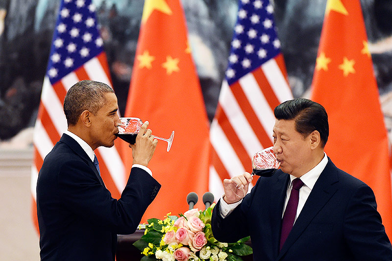 © Reuters/Greg Baker Barack Obama und Xi Jinping