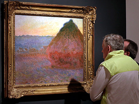 © AP/Richard Drew Claude Monet's Gemälde "Meule" (1891)