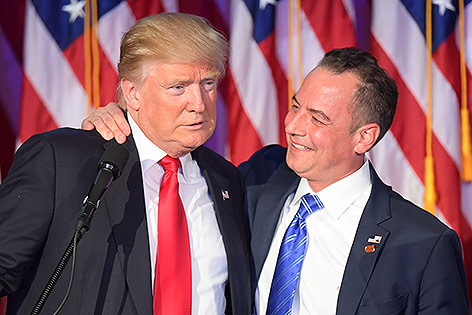 © APA/AFP/Jim Watson Donald Trump und Reince Priebus