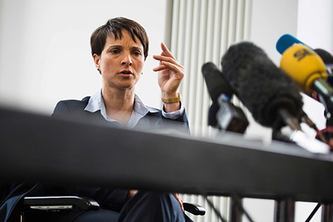 Die deutsche Rechtspopulistin Frauke Petry