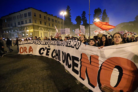 Demonstration in Rom