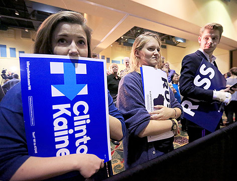 © APA/AP/John Hart Enttäuschte Clinton-Wähler