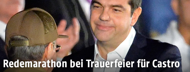 Raul Castro und Alexis Tsipras