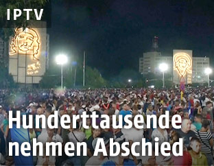 Trauerfeier für Fidel Castro