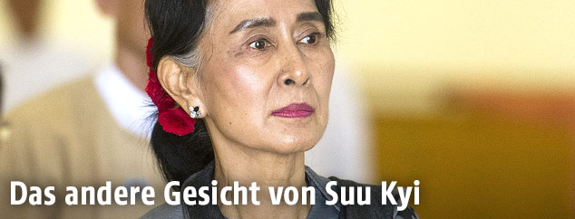 Regierungschefin von Myanmar und Friedensnobelpreisträgerin Aung San Suu Kyi
