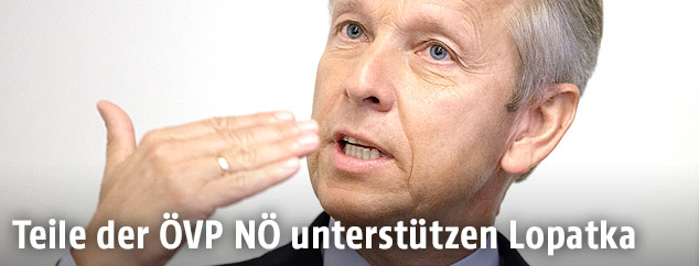 ÖVP-Klubobmann Reinhold Lopatka
