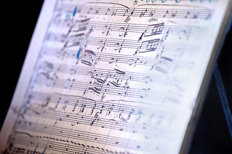 Musikmanuskript „Auferstehungssymphonie“