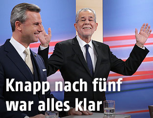 Norbert Hofer und Alexander Van der Bellen