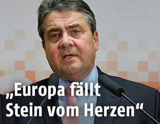 Der deutsche Vizekanzler und SPD-Chef Sigmar Gabriel