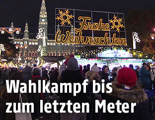 Christkindlmarkt vor dem Wiener Rathaus