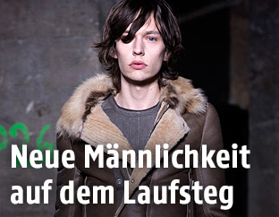 Models auf dem Laufsteg
