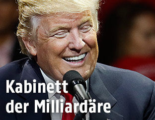 Lachender Donald Trump