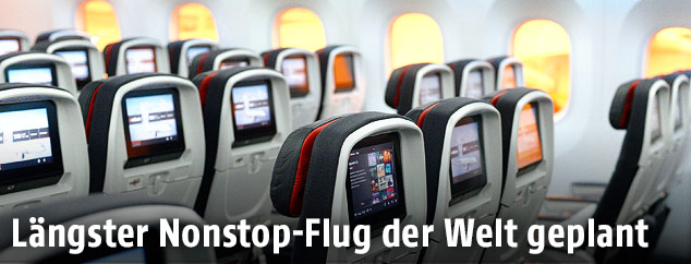 Boardcomputer eines Dreamliners