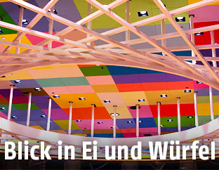 Aufname aus dem neuen Ratsgebäude in Brüssel