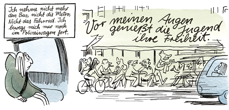 © Catherine Meurisse Comiczeichung