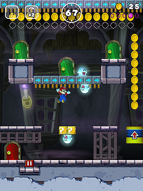 © Nintendo Spielszene aus Nintendo Mario Run