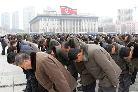 Schweigeminute in Nordkorea