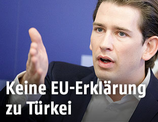 Außenminister Sebastian Kurz