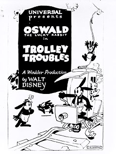 © Public Domain Plakat des Zeichentrickfilms "Oswald the lucky rabbit"
