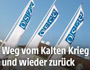 OSZE-Fahnen