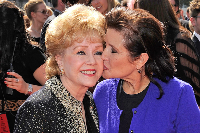 © APA/AP/Chris Pizzello Debbie Reynolds mit Carrie Fisher