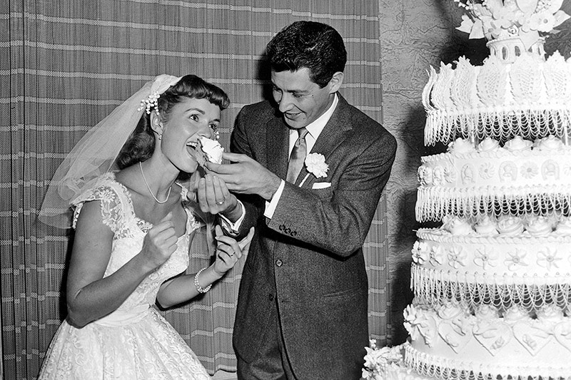 © AP/Marty Lederhandler Debbie Reynolds' Hochzeit mit Eddie Fisher