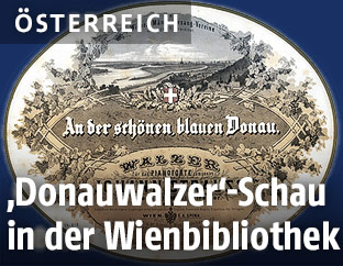 Plakat des Donauwalzers