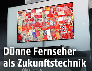 Flacher OLED-Fernseher