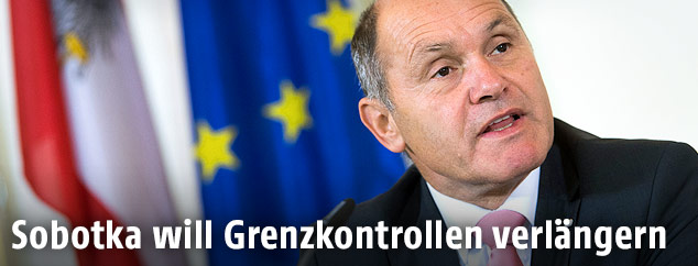 Innenminister Wolfgang Sobotka