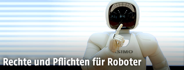 Roboter zeigt eine menschliche Geste