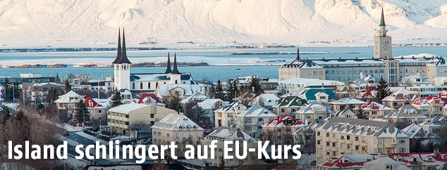 Blick auf Reykjavik