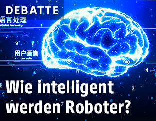 Bildschirm zeigt ein digitale Version eines Gehirns