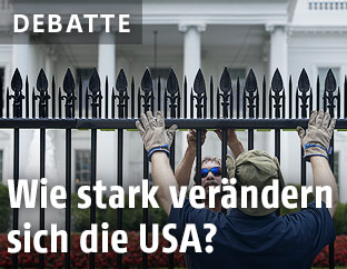 Zaun vor dem Weißen Haus