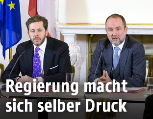 Harald Mahrer und Thomas Drozda
