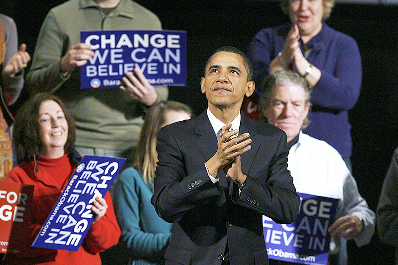 © Reuters/Jim Bourg Archivbild aus dem Jahr 2008 von US-Präsident Barack Obama