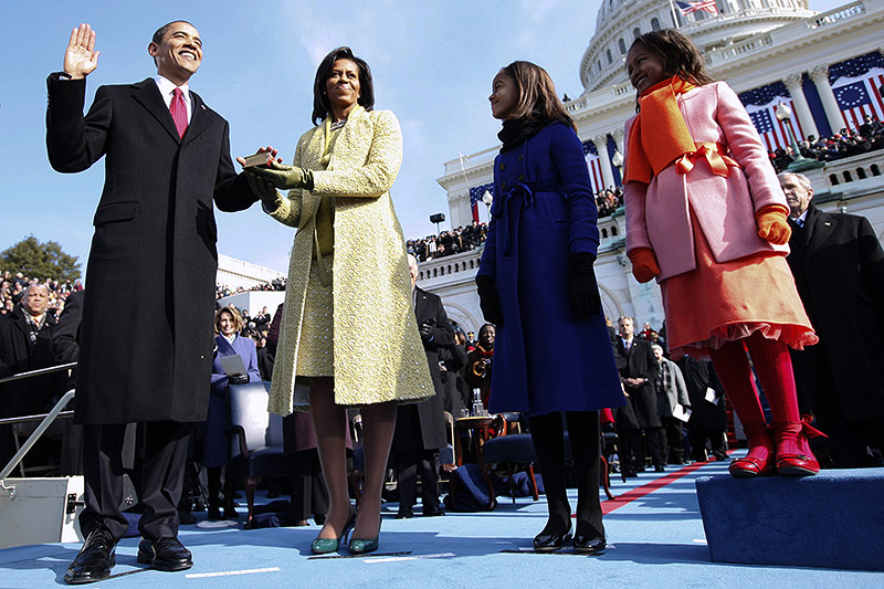 © picturedesk.com/Chuck Kennedy Archivbild aus dem Jahr 2009 von US-Präsident Barack Obama bei seiner ersten Angelobung