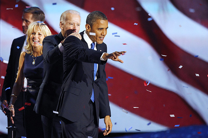 © Reuters/Jim Bourg Archivbild aus dem Jahr 2012: US-Präsident Barack Obama nach seiner Wiederwahl