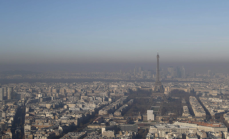 © APA/AFP/Thomas Samson Smog in Paris