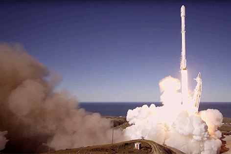 © APA/AFP/SpaceX SpaceX-Rakete beim Start