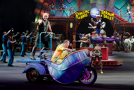 © AP/Chris O'Meara Aufführung im US-Zirkus Ringling Bros. and Barnum & Bailey