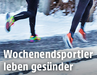 Jogger im Winter