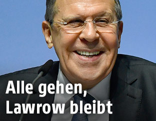 Der russische Au&szlig;enminister Sergej Lawrow