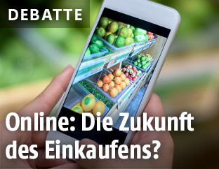 Lebensmitteleinkauf mit dem Smartphone