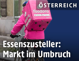 Foodora Zustellfahrer