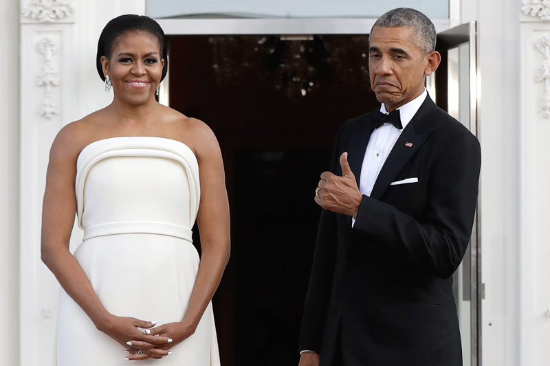 © Reuters/Jonathan Ernst Kuss von Michelle und Barack Obama
