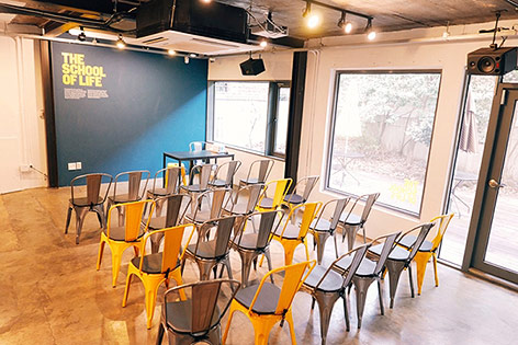 Klassenraum der School of Life, Seoul